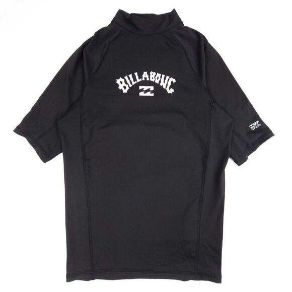 BILLABONG Arch Wave Performance Rashguard Short Sleeve Surf Shirt UPF Men Small - Picture 1 of 7